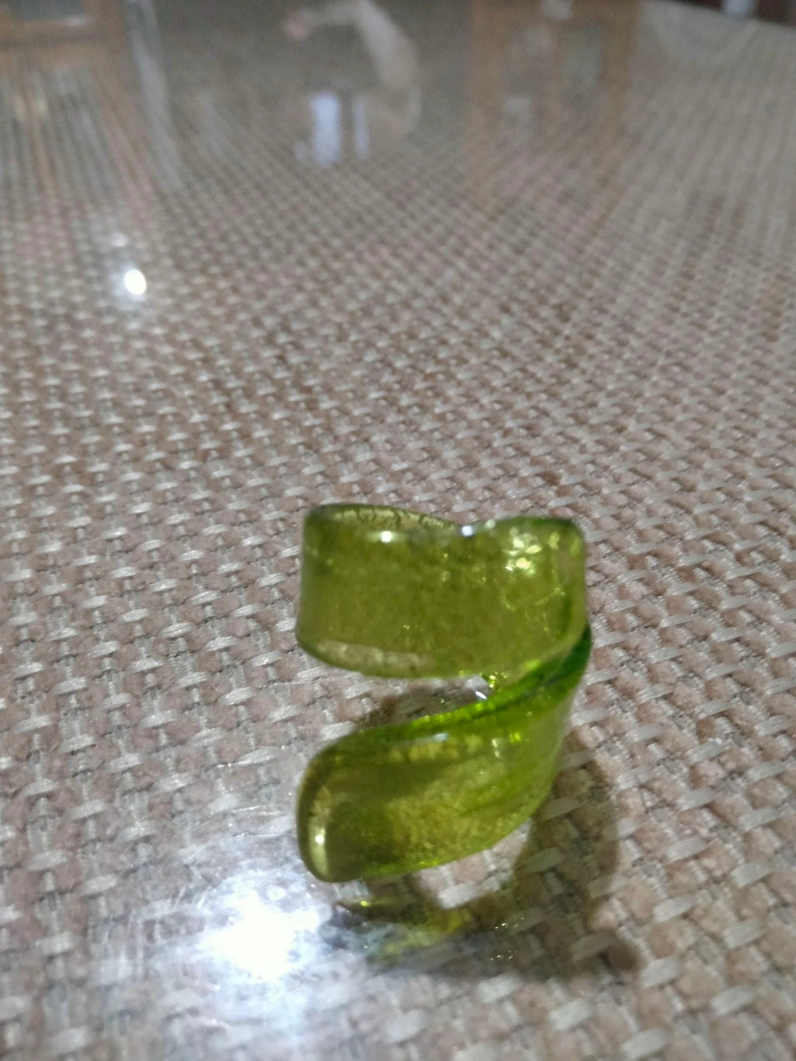 Anel de cristal Murano tamanho S ou L – photo 2